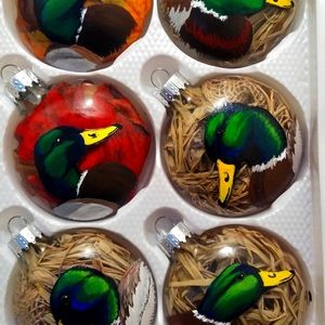 Glass Christmas ornaments